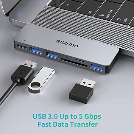 GIISSMO 6-in-1 USB C Hub
